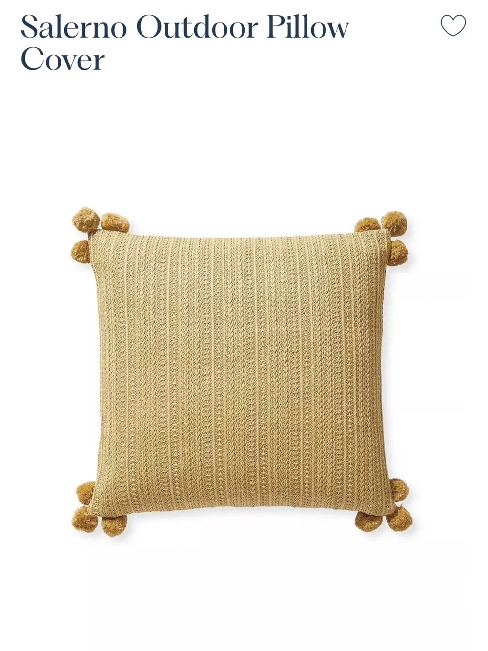 Serena & Lily Outdoor “Rattan” Pillow Covers - Set of 2